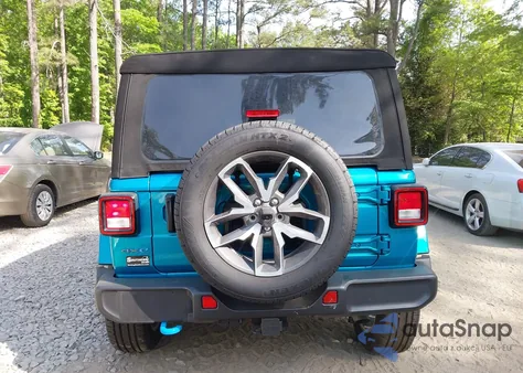 2024 Jeep Wrangler 4Xe Sport S 4Xe из США, поврежденный, VIN 1C4RJXN64RW227566